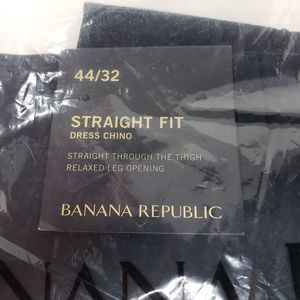 Banana Republic Dawson Chino Men Size 42x34 Relaxed Fit Black Pants 2010